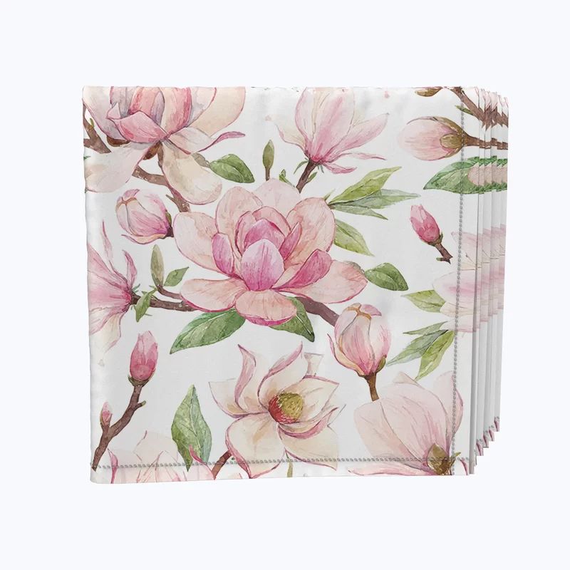 Polyester Floral Square Napkin | Wayfair North America