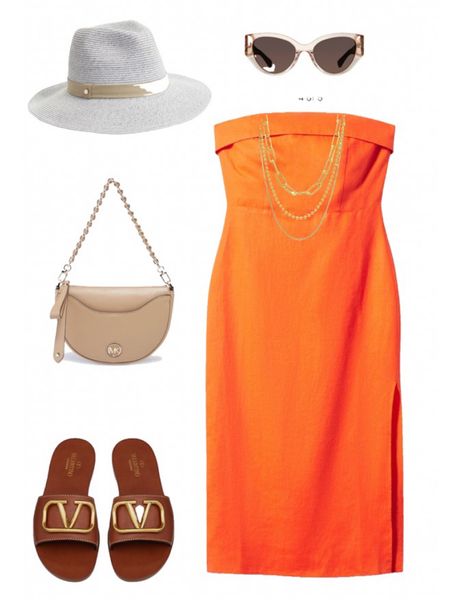 Spring Vibes: complete outfit: spring dress, hat, sandals, and handbag 

#LTKover40 #LTKshoecrush #LTKitbag