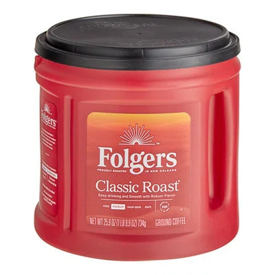 Folgers Classic Roast Ground Coffee Can 25.9 Oz. WS-110FGCN0407 | Wayfair North America