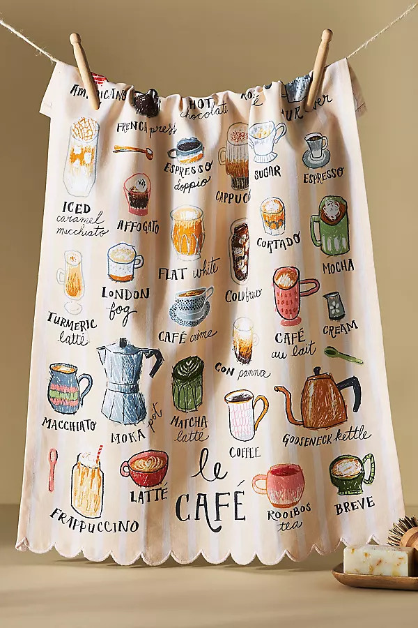 Le Café Dish Towel | Anthropologie (US)