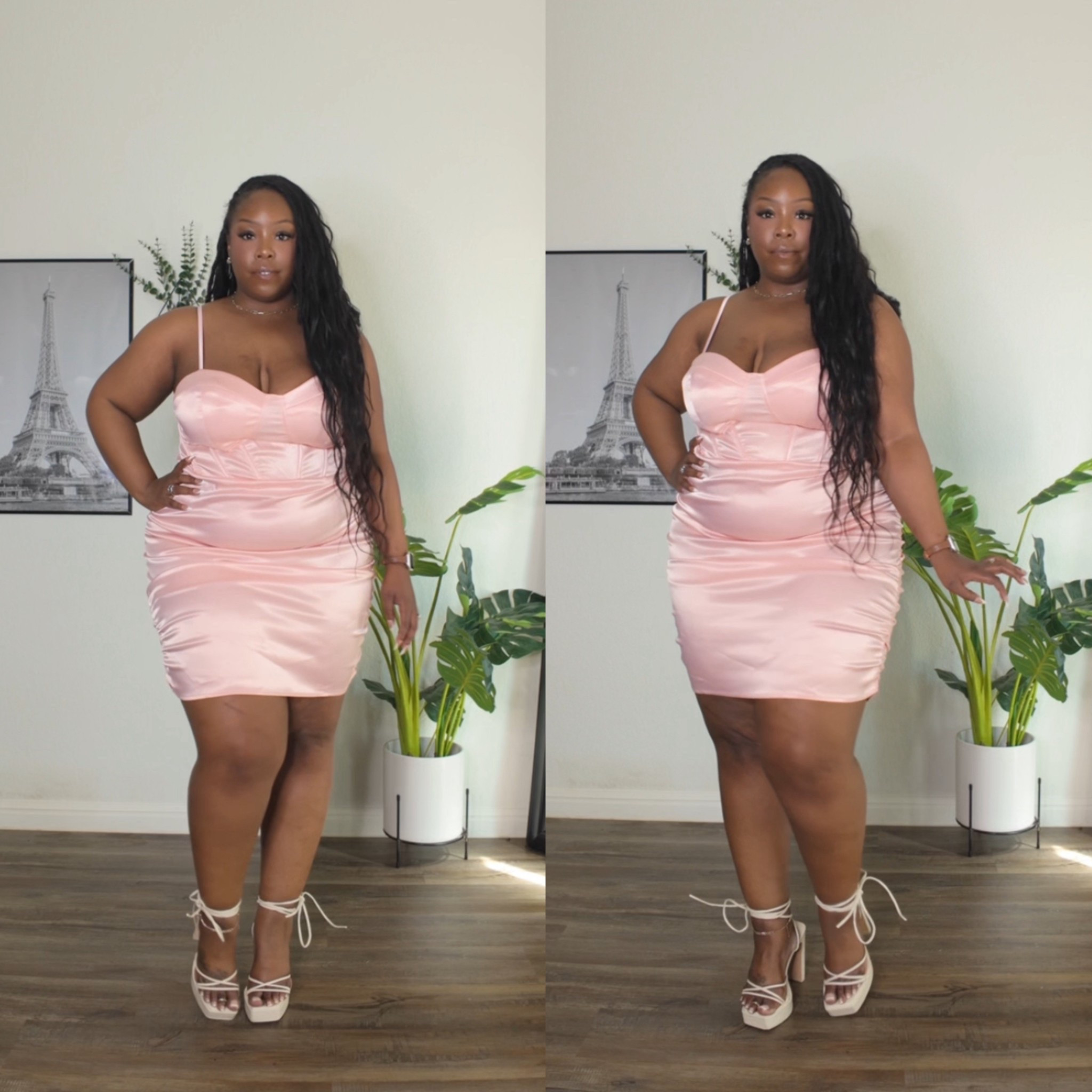 Pink formal dress runs big size 1X

#LTKMidsize #LTKPlusSize