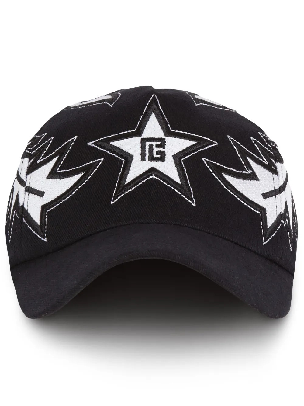 Balmain Western-embroidered Cotton Baseball Cap - Farfetch | Farfetch Global