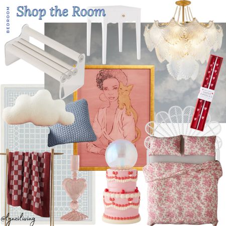 Shop the Room - Bedroom 

Home decor, home decorations, bedroom decor, bedroom decorations, bedroom design, bedroom inspo, bedroom inspiration, baby blue bedroom, pink bedroom, white bedroom furniture, Wayfair bedroom furniture, bedroom wallpaper, bedding, bedroom wall art, bedroom chandelier, white nightstand, white chandelier, glass chandelier, beautiful chandelier, vintage chandelier, Wayfair chandelier, heart taper candles, Valentine’s Day candles, boho white headboard, Wayfair headboard, Anthropologie home, Anthropologie finds, Wayfair finds, pink floral bedding, pink floral duvet, pink cake table lamp, pink heart candle holder, glass candle holder, pink candle holder, red taper candles, pink wall art, cat wall art, gold framed wall art, red checkered throw blanket, baby blue cloud wallpaper mural, Etsy finds, Etsy wallpaper, baby blue area rug, baby blue throw pillow, cloud throw pillow, white bedroom bench, acrylic bedroom bench 

#LTKhome
