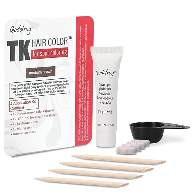 Godefroy Hair Color Kit for Spot Coloring Great For Small Areas Covers Up Gray Hairs Assorted Col... | Amazon (US)