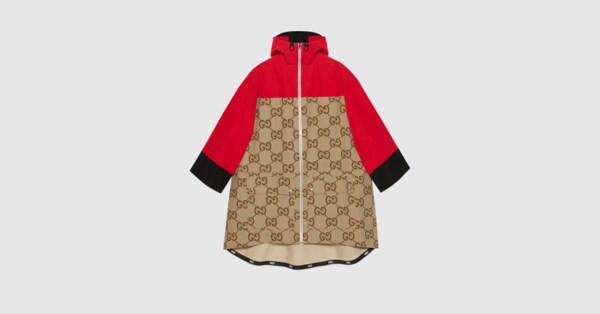 Gucci - Gucci Tiger jumbo GG canvas anorak coat | Gucci (US)