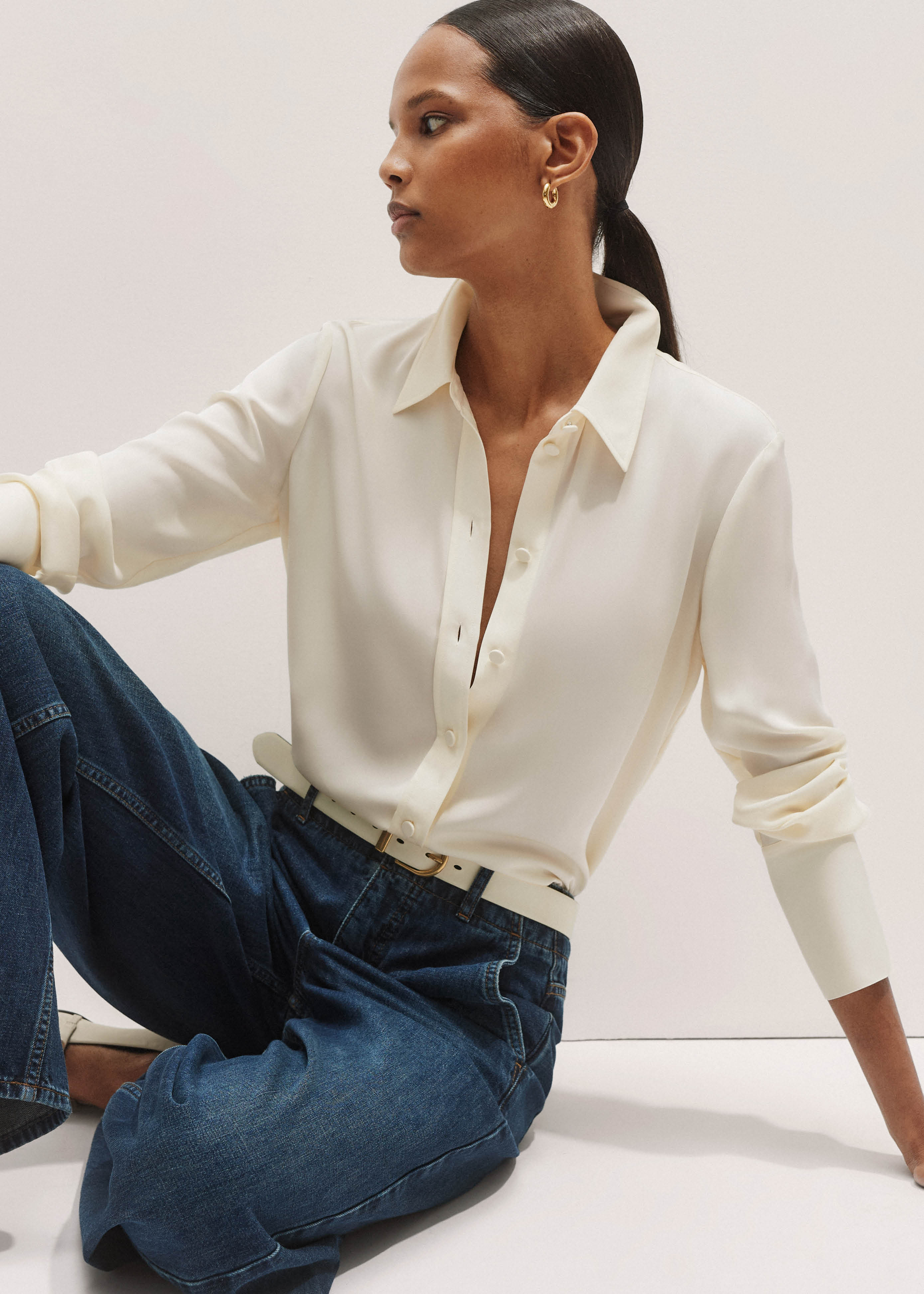 Elevated Shirt Silk | ME+EM Global (Excluding US)