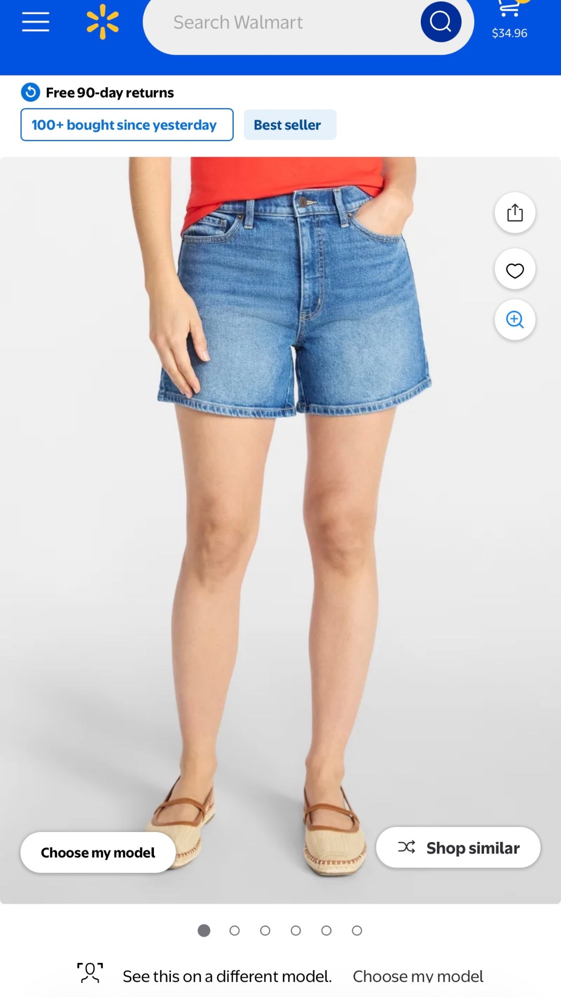 THE VIRAL WALMART SHORTS — Abercrombie dupes!!! 💙🩵👖

ONLY $17.98!!!! 🤑

Time and Tru Women's High Rise Denim Shorts, 5" Inseam, Sizes 0-20

Abercrombie Dad Shorts.. over $60.. 🤯

walmart finds, Walmart fashion, Walmart trends, Walmart deals, Walmart look for less, Walmart denim, Walmart shorts, denim shorts, trending at Walmart, hot deals, shorts under $20, Abercrombie dupes

#LTKSeasonal #LTKootd #LTKSaleAlert