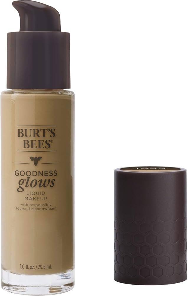 Burt's Bees Goodness Glows Liquid Makeup, Soft Honey - 1.0 Ounce | Amazon (US)
