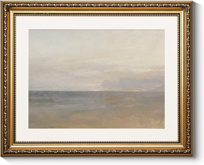 ARPEOTCY Vintage Gold Pictures Framed Wall Art, 13x16 inch The Evening Star Landscape Paintings, ... | Amazon (US)