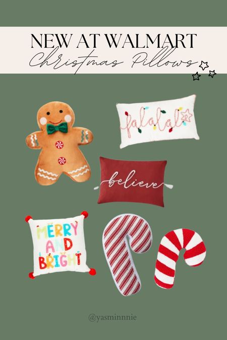 Cute Christmas pillows!! 

Walmart, new, christmas, pillows, candy cane, gingerbread, cozy, affordable, home decor, decorations 

#LTKSeasonal #LTKhome #LTKHoliday