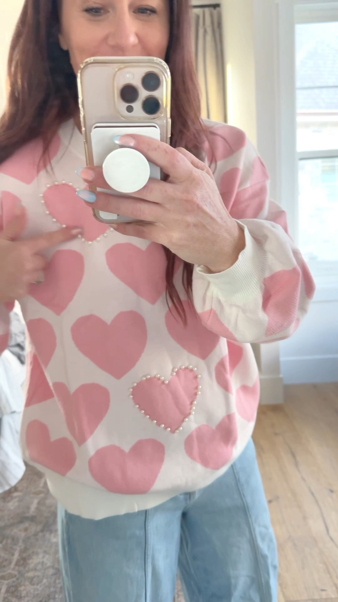The perfect affordable sweater for Valentines 

#LTKFindsUnder50 #LTKmomlife #LTKSeasonal