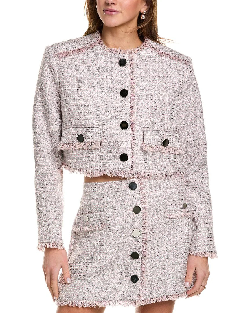 TOCCIN Lainey Cropped Tweed Jacket | Shop Simon