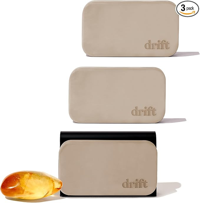 Drift Car Air Freshener - Stone Air Freshener - Car Odor Eliminator - Amber 3 Pack Starter Kit - ... | Amazon (US)
