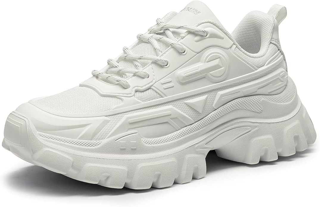 DREAM PAIRS Chunky Fashion Sneakers for Women, Women's Platform Lace-Up Comfortable Dad Sneakers | Amazon (US)