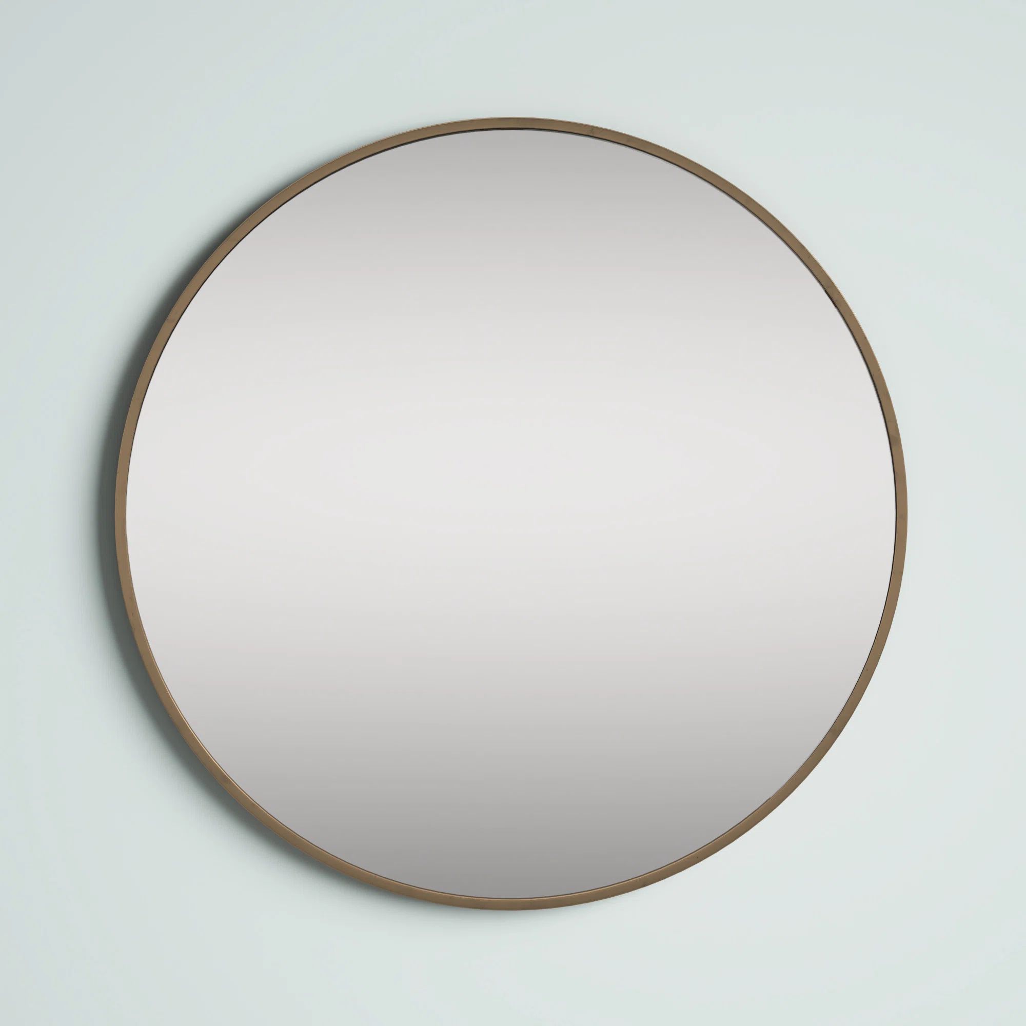 Needville Round Metal Wall Mirror | Wayfair North America