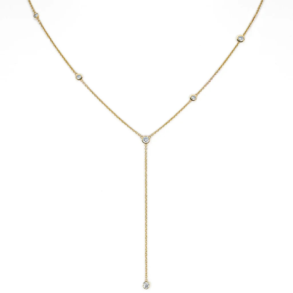 Diamond Star Droplet Lariat | Logan Hollowell