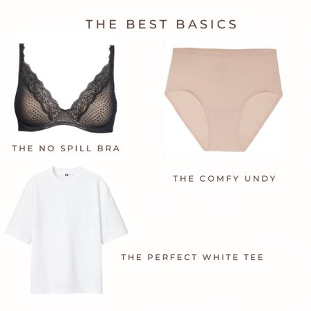 The best basics. It took me YEARS to find the perfect bra, underwear and white tee. I think I might have done it. I’ve linked all my favorites! Now keep it mind, maybe super sexy is not the style here but super comfy definitely is! 

#LTKFind #LTKfit #LTKunder100