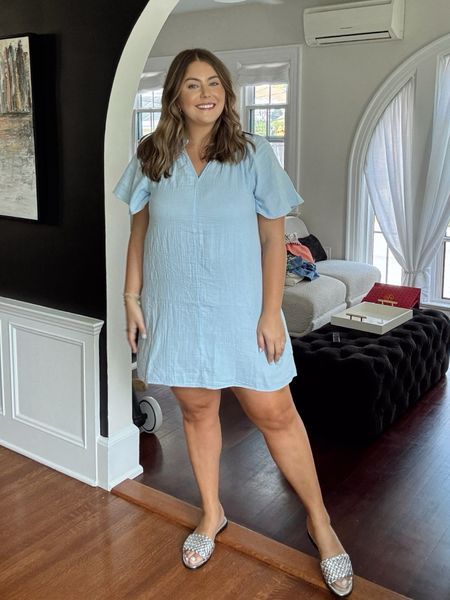 Crinkle gauze is one of my favorite fabrics for the summer! This exact dress is sold out, but it comes in 5 other colors. Wearing size XL. Sharing similar crinkle gauge styles too. 

#LTKStyleTip #LTKMidsize #LTKSeasonal