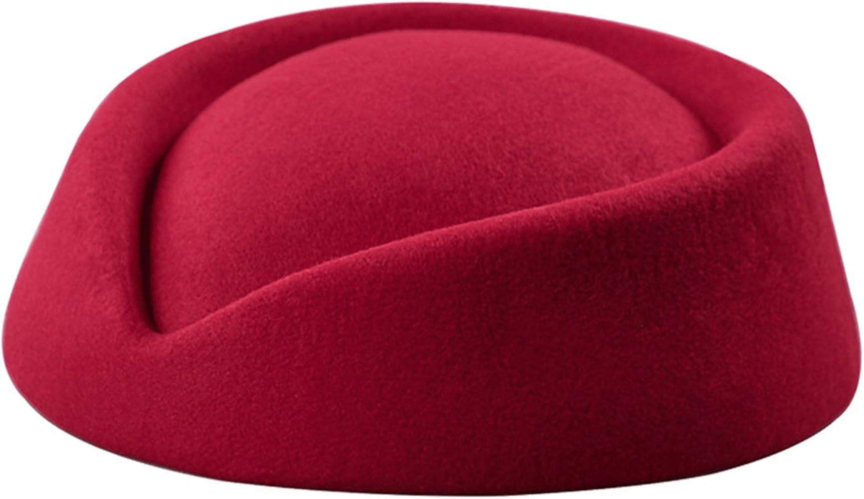 Stewardess Hat Felt Air Hostesses Pillbox Hat Teardrop Fascinator Base Sweet Design | Amazon (US)