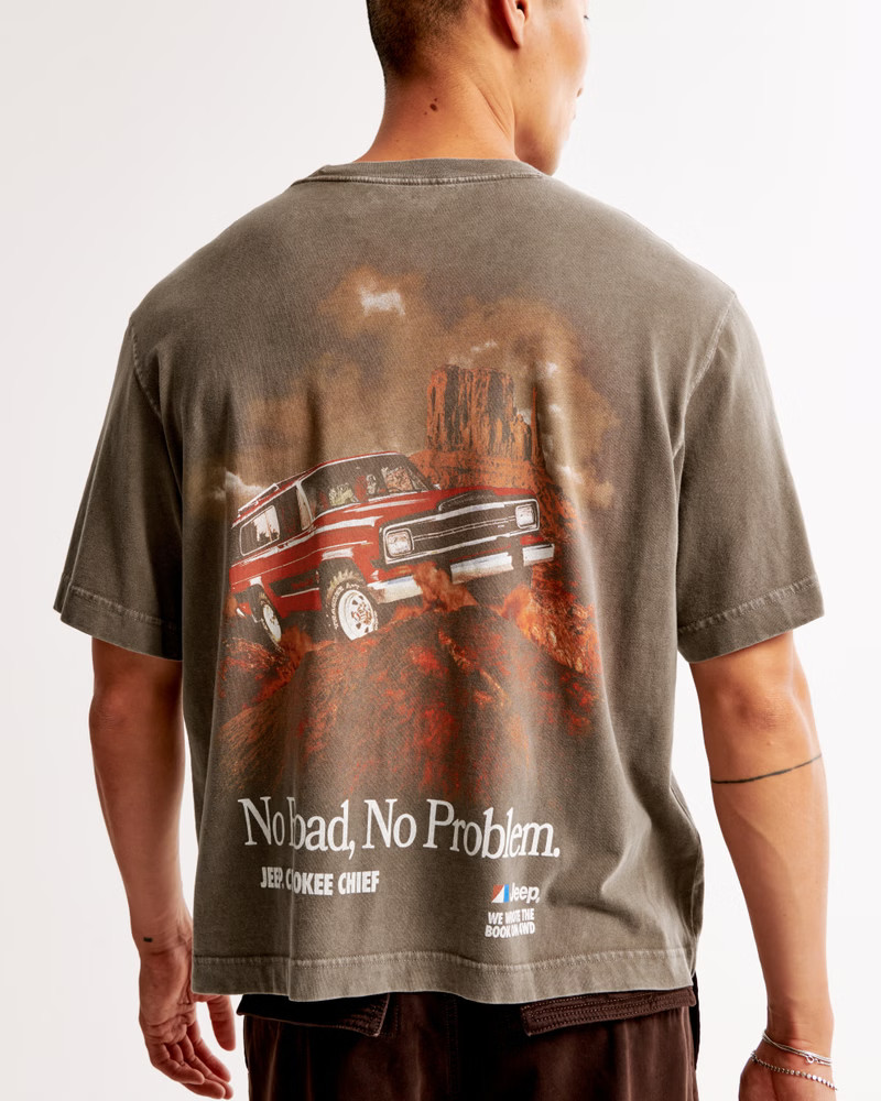 Cropped Jeep Graphic Tee | Abercrombie & Fitch (US)