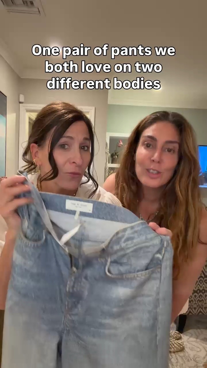 One pair of pants, two bodies, completely different fit! With a little bit of tailoring, magic happens. 

#LTKootd #LTKOver40 #LTKgrwm