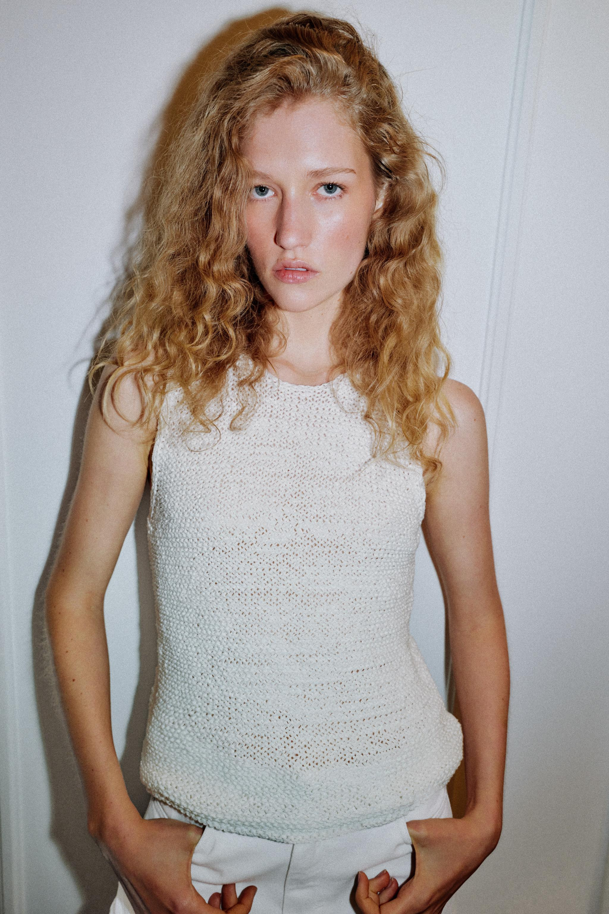 SLEEVELESS KNIT TOP | Zara US