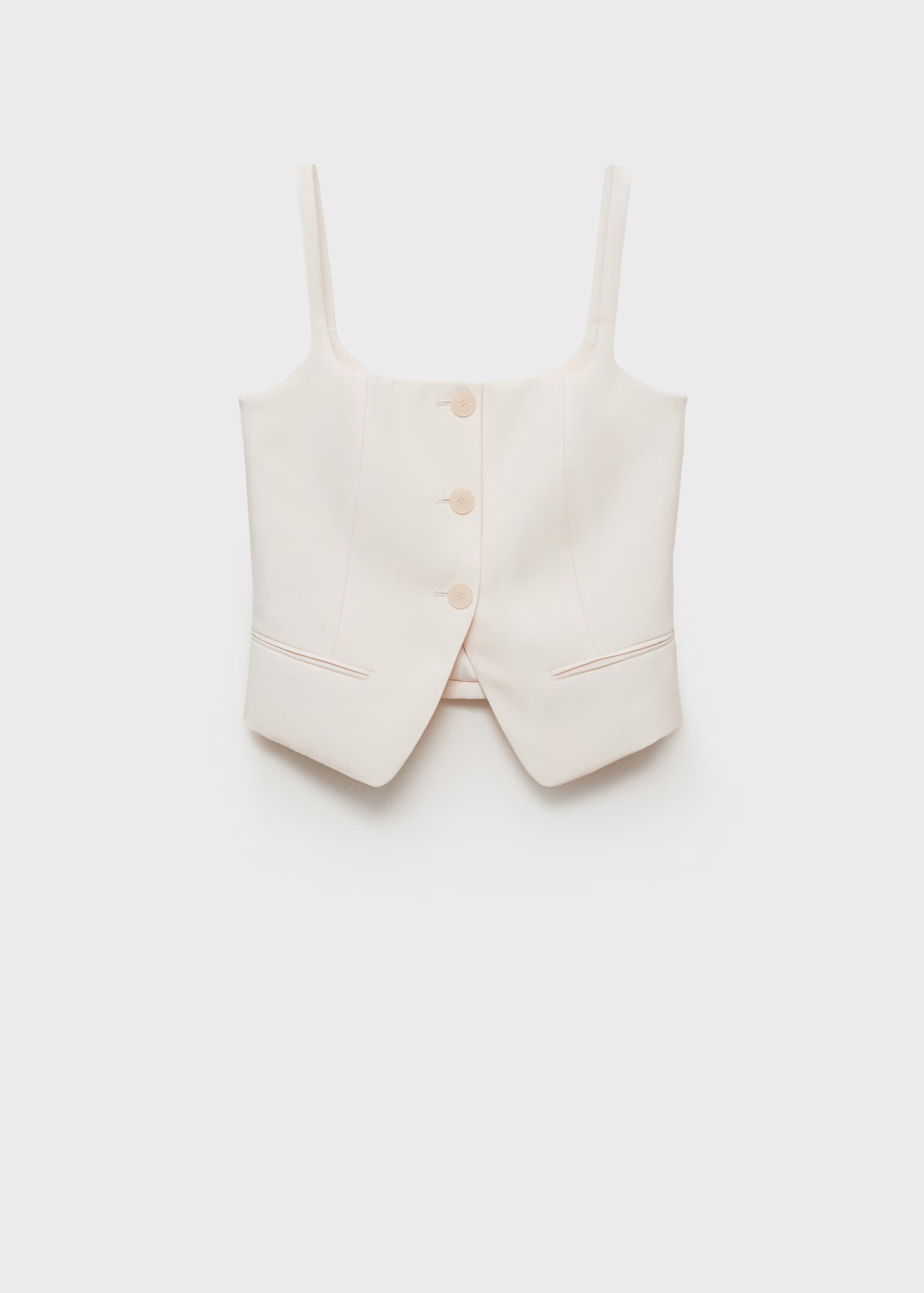 Rückenfreie Anzugweste - Damen | MANGO Österreich | Mango EU