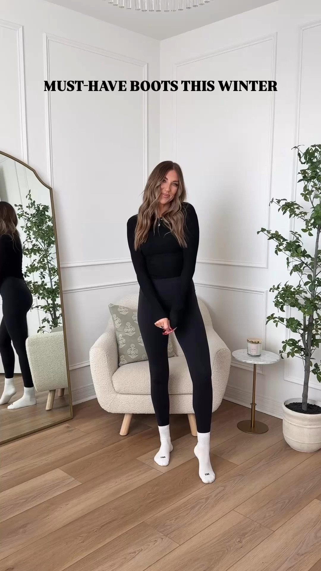 Must-have boots this winter!! See below for outfit sizing details!

Outfit 1: my fave black leggings and basic longsleeve top! Wearing a 4 in leggings and XS in the top 

Outfit 2: wearing a small in the pleated mini skirt, a large in the sweater and true size 7 in boots 

Outfit 3: wearing a 25 in the jeans, a small in the top and jacket and true size in the booties

Outfit 4: wearing a small in the oversized vest and my true size in the boots 

#LTKSaleAlert #LTKWatchNow #LTKStyleTip