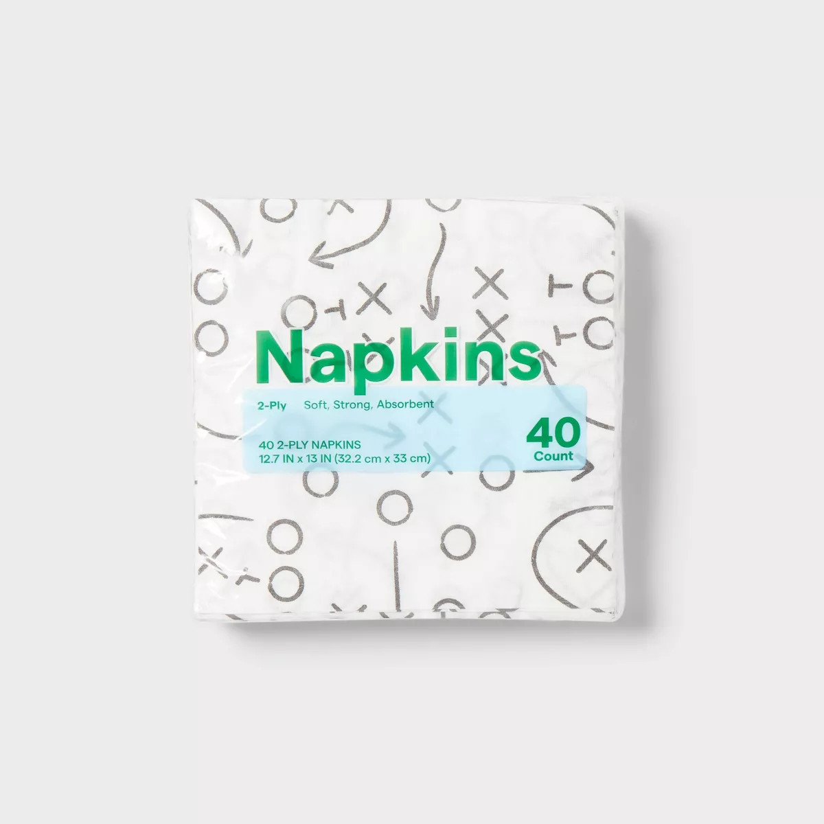 Printed Playbook 2-Ply Napkins - 40ct | Target