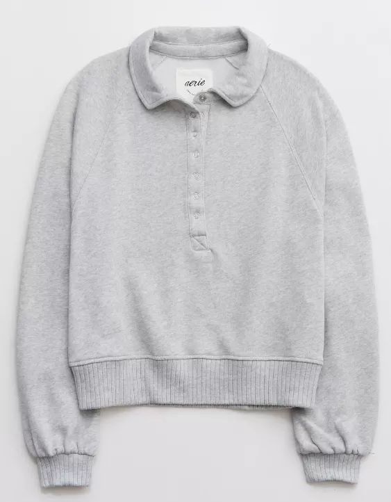 Aerie Quarter Snap Sweatshirt | Aerie