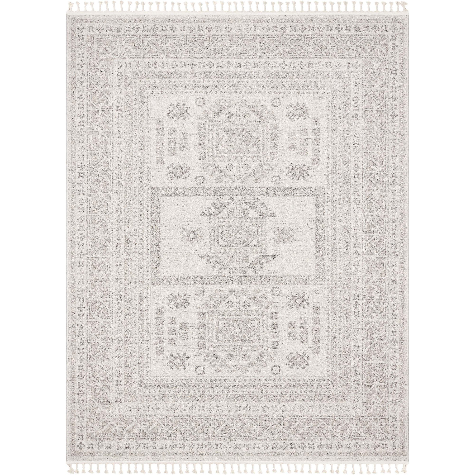 Well Woven Caro Beige Tribal Medallion Area Rug 5x7 (5'3" x 7'3") | Walmart (US)