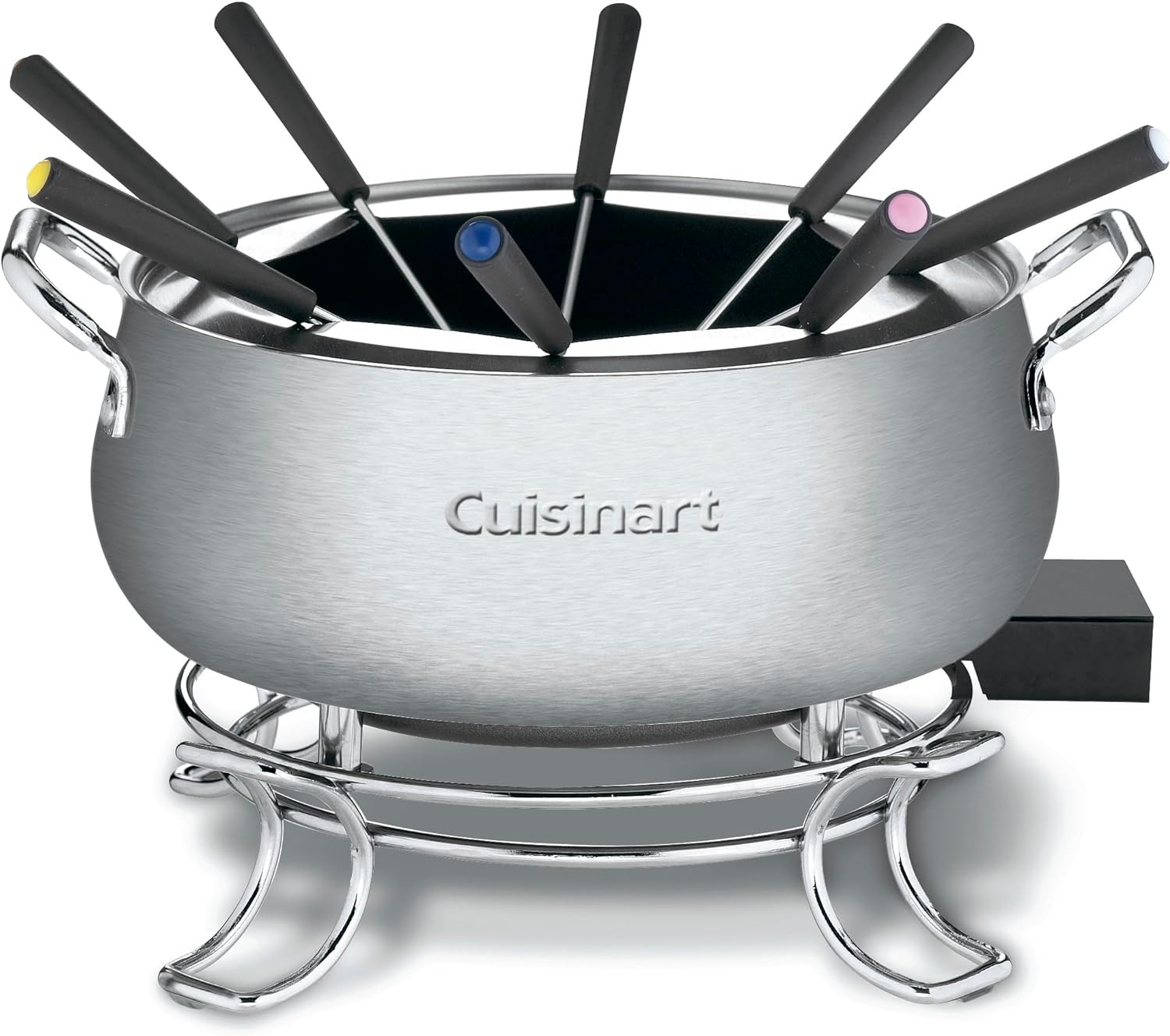 Cuisinart Fondue Pot Set, 3-Quart Stainless Steel Electric Fondue Pot for Chocolate, Cheese, Brot... | Amazon (US)
