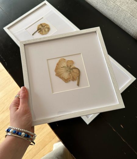 Pressed wedding flower frame. Amazon 8x8 frame 

#LTKhome