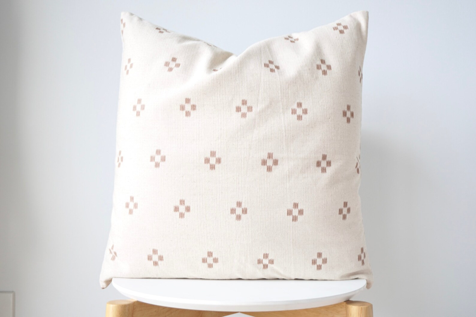 Brown Tribal Hemp Hand Woven Natural Dye Color Hmong Lumbar Pillow Cover | Etsy (US)