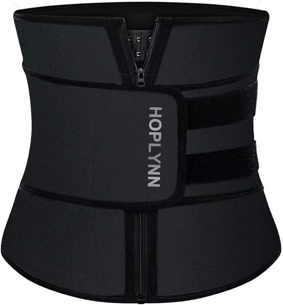 HOPLYNN Neoprene Sweat Waist Trainer Corset Trimmer Shaper Belt for Women | Amazon (US)