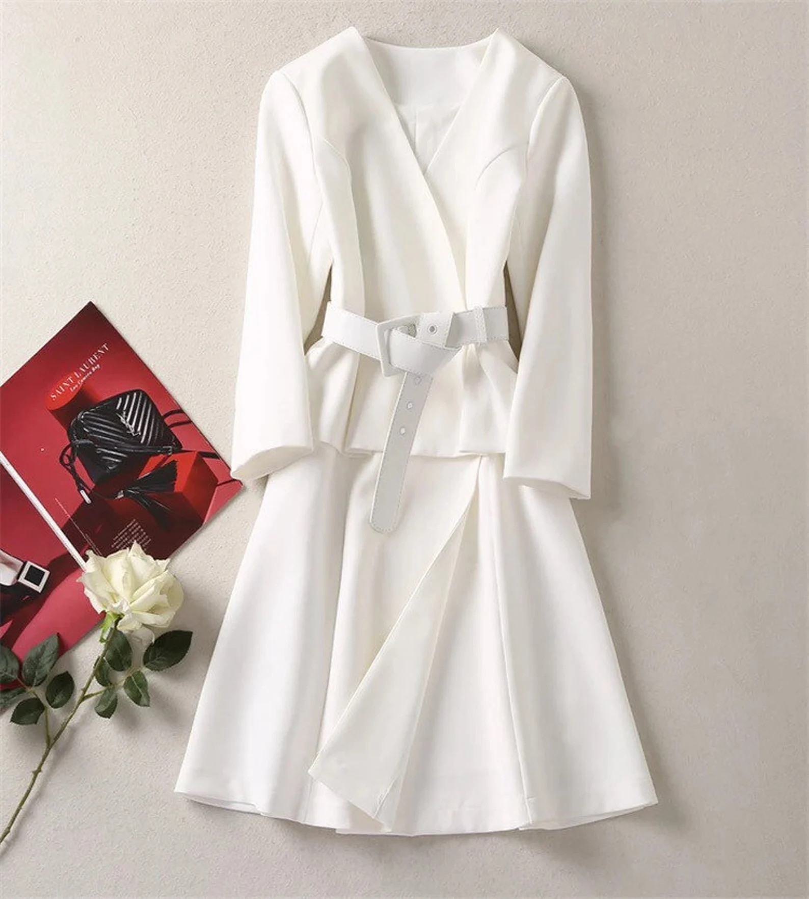 Kate Middleton Vintage Elegant White Dress | Etsy | Etsy (US)