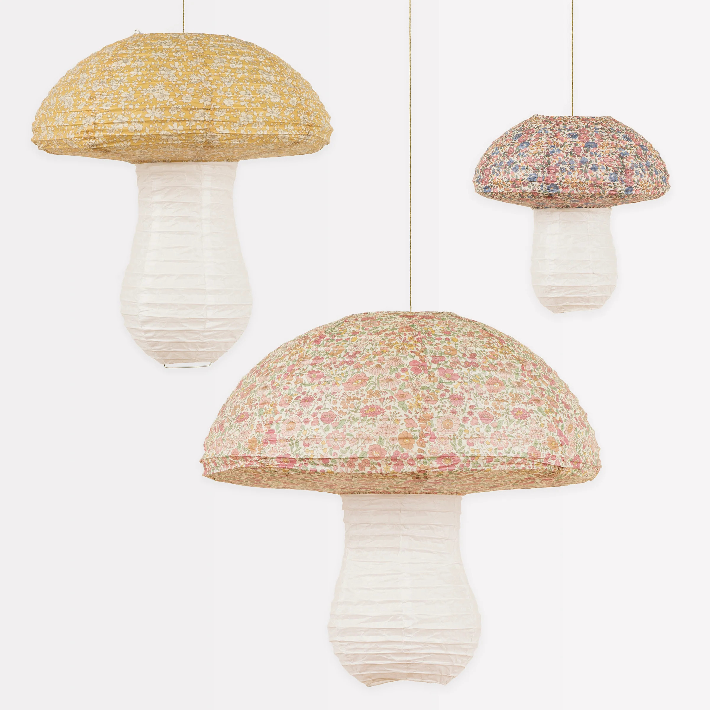 Meri Meri x Liberty Mushroom Lanterns (x 3) | Meri Meri
