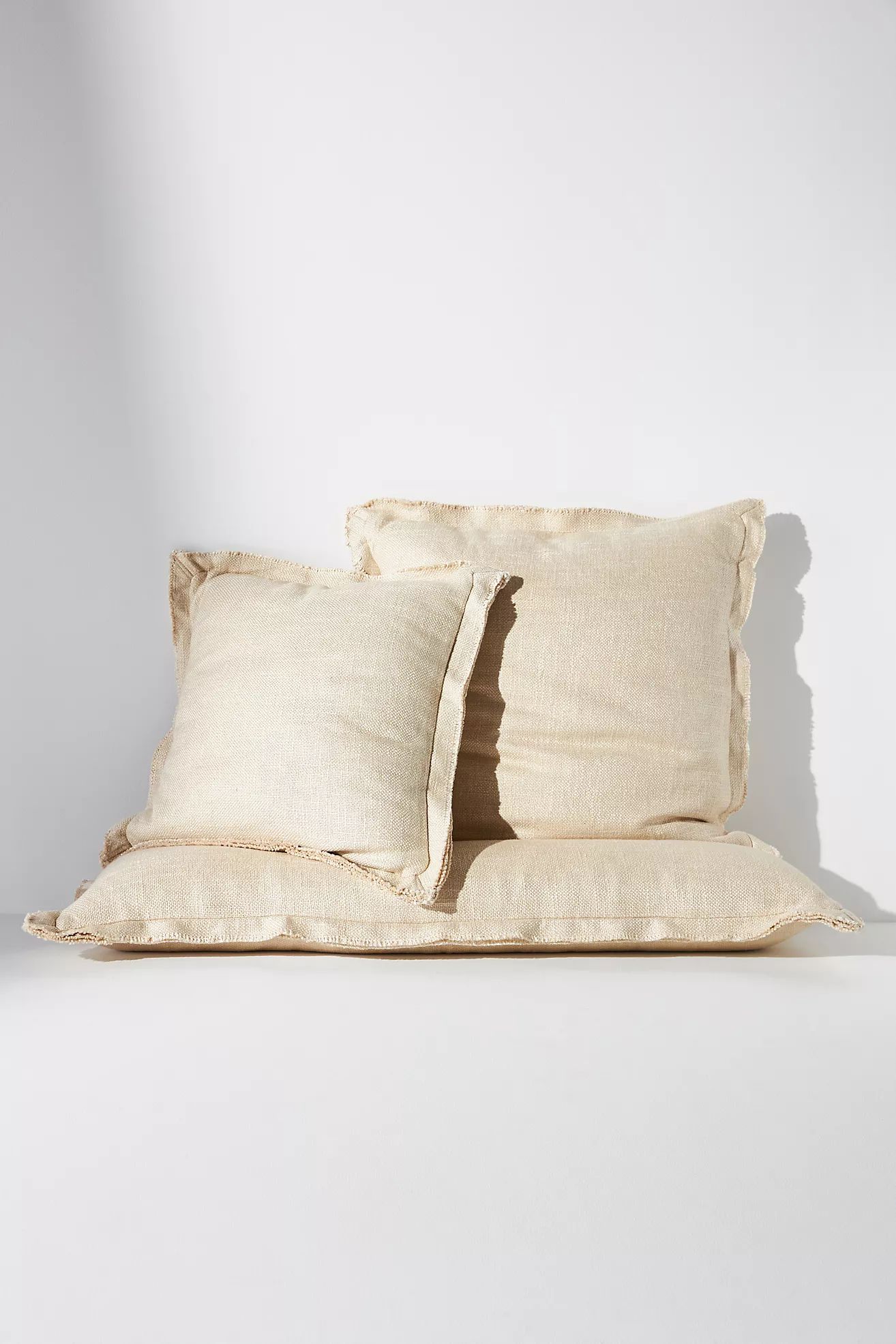 Luxe Linen Blend Pillow | Anthropologie (US)