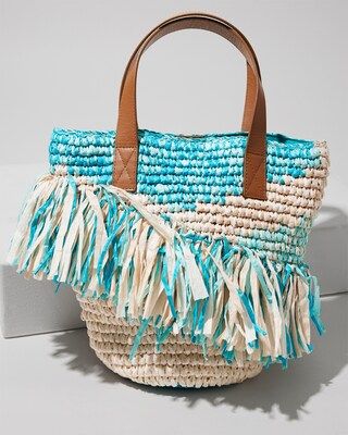 Neutral Turquoise Tote Bag | Chico's