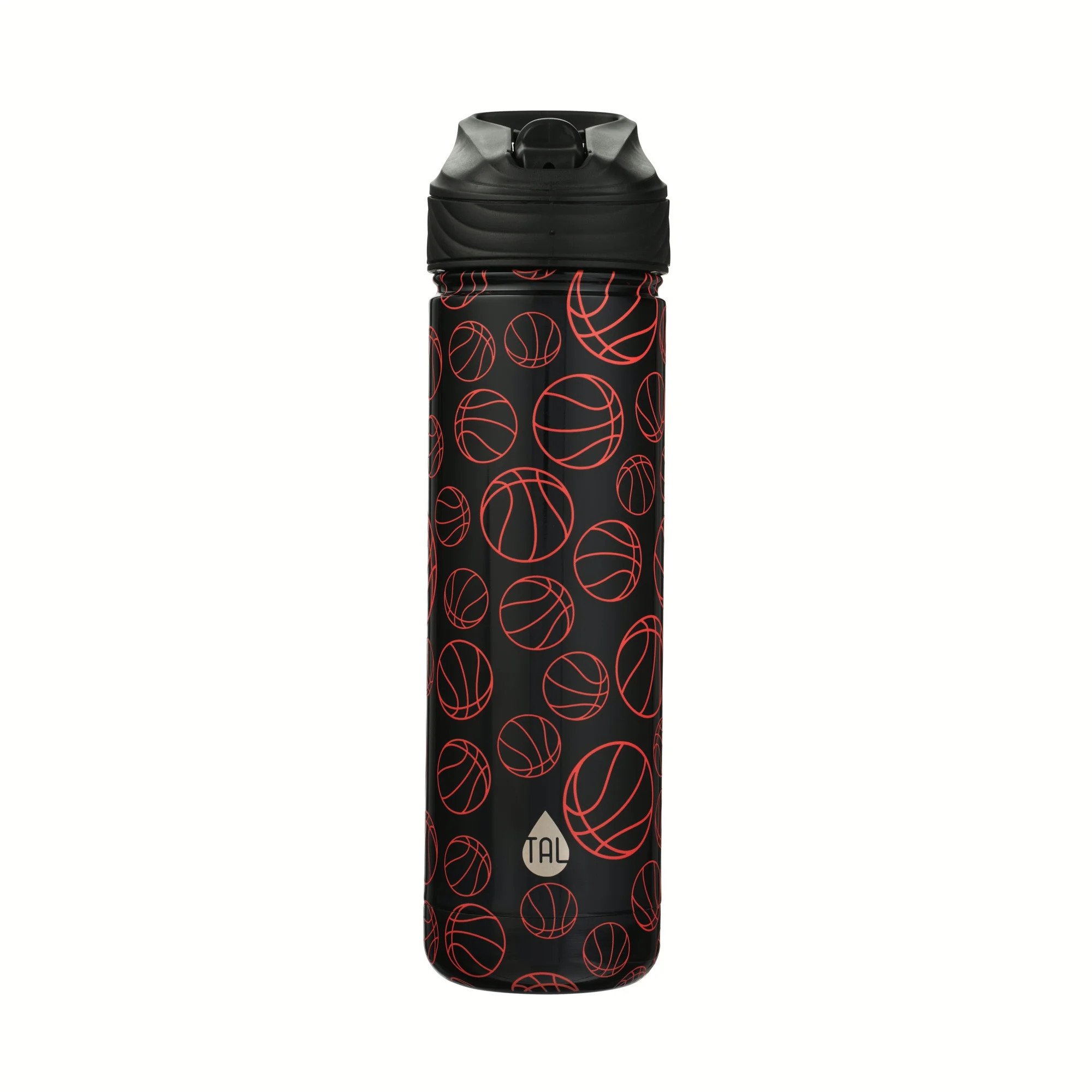 TAL 26oz Stainless Steel Ranger Water Bottle with Easy Sip Straw, Basketball | Walmart (US)