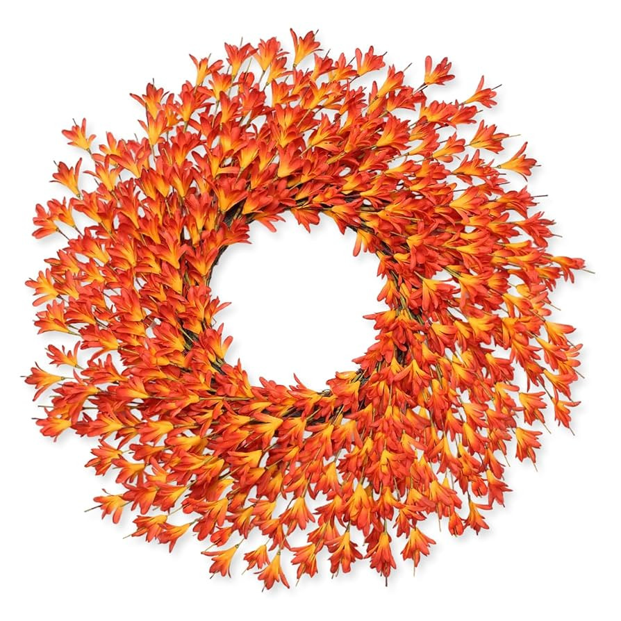 26 Inch Realistic Fall Wreaths for Front Door Outside Autumn Wreath Outdoor Indoors Fall Decorati... | Amazon (US)