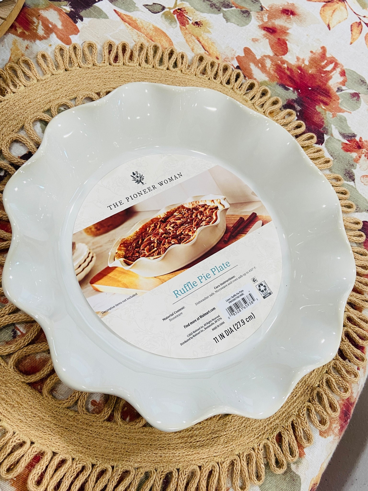 How pretty is this ruffles pie pan from Walmart. I can’t wait to use this for my Thanksgiving pumpkin pie 🥧  And what’s even better - it’s under $20 

#LTKHome #LTKFindsUnder50 #LTKFallSale