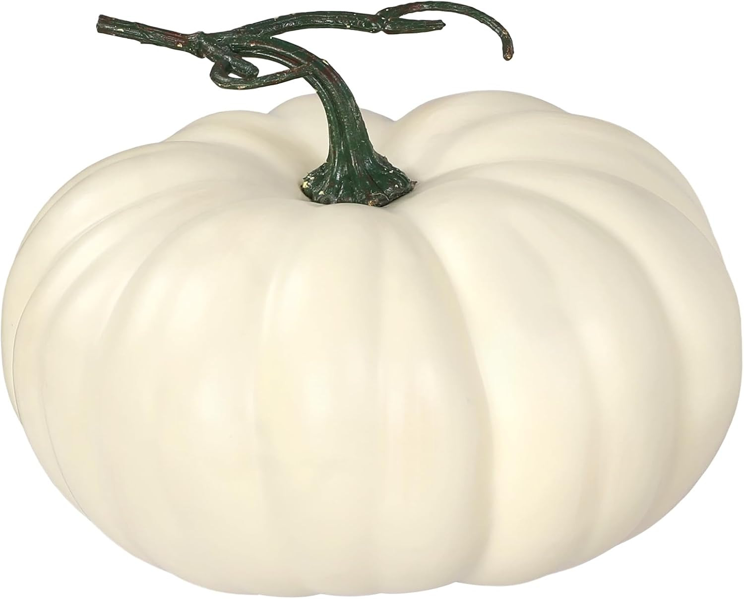 Realistic Artificial Foam Pumpkin, Cream White | Amazon (US)