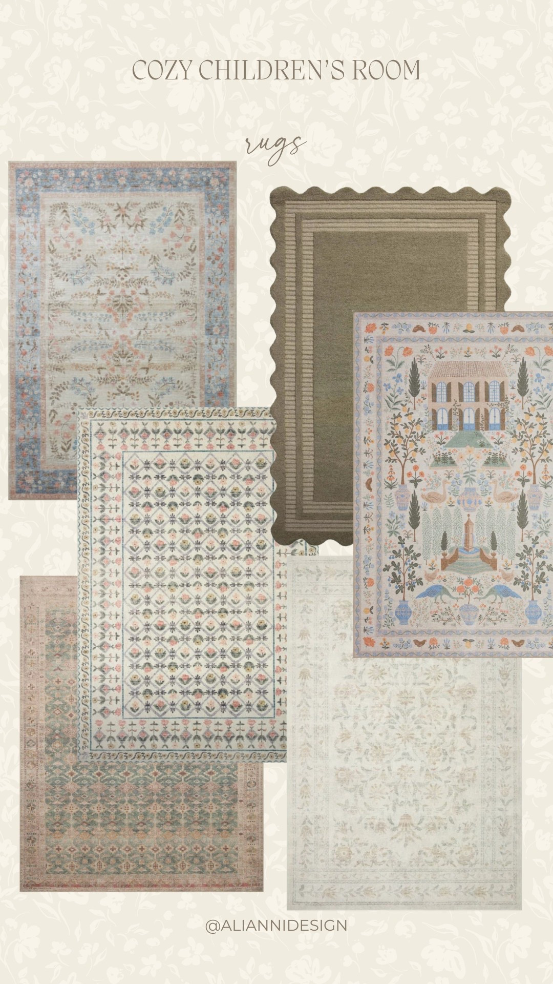 Cozy girl’s room inspo: rugs! A fun way to add pattern and instant coziness to the room. 

#LTKBaby #LTKKids #LTKHome