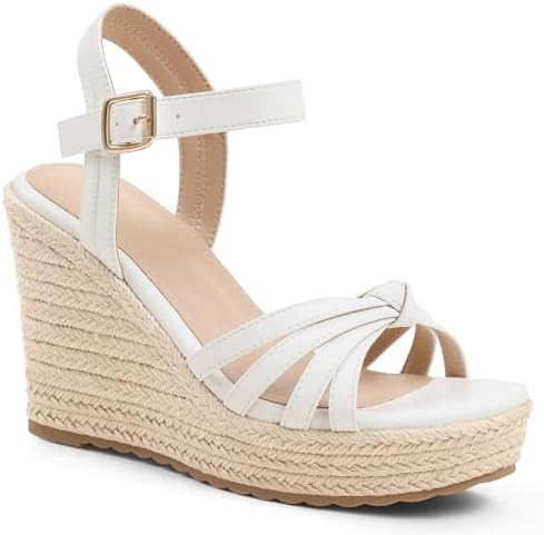 mikarka Sandals for Women 2026: Comfortable Wedge Platform Sandals Women - Braided Espadrilles fo... | Amazon (US)