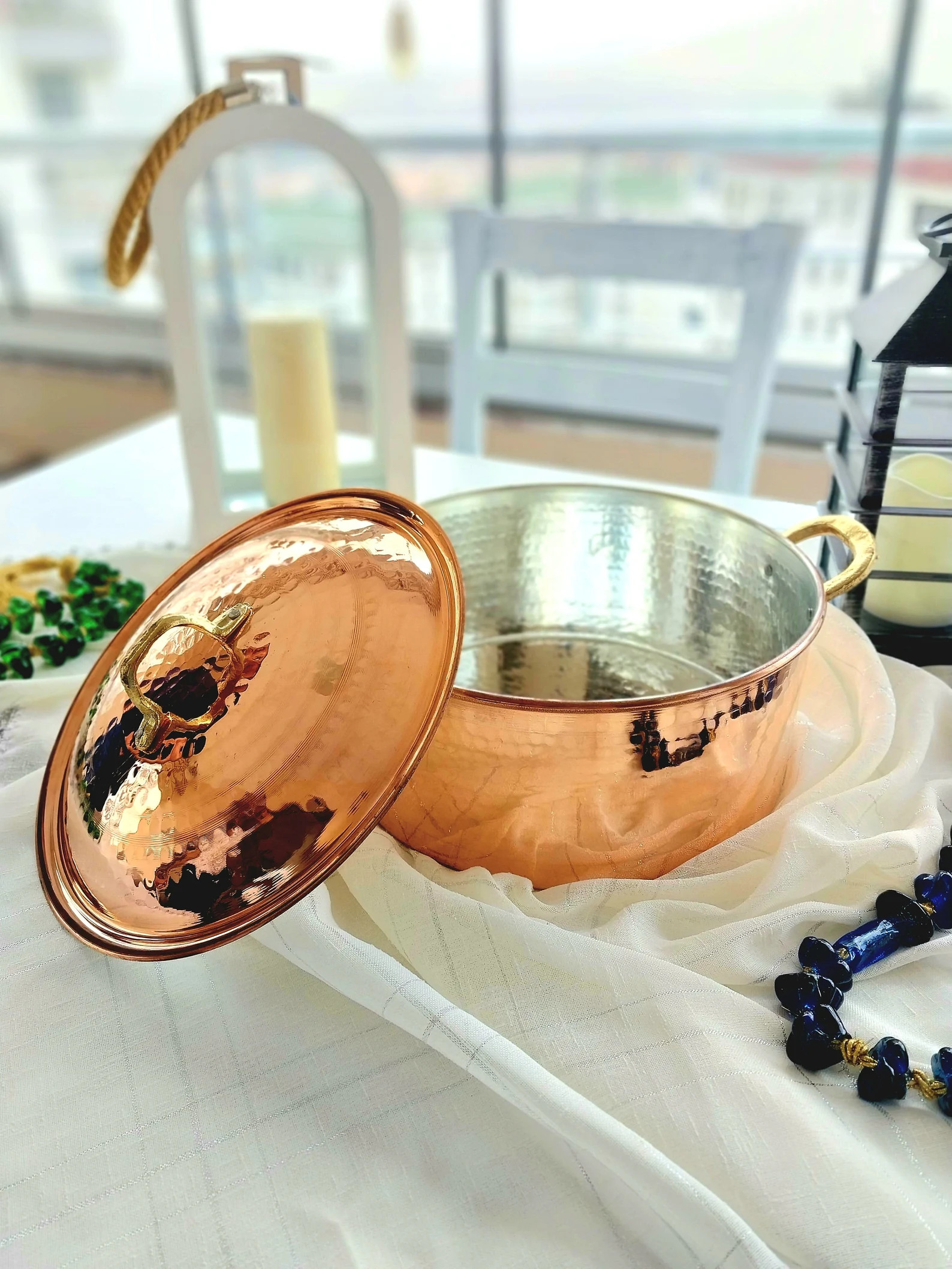 Copper cooking pot set, handmade pure copper casserole pot with lid, modern copper pot,copper kit... | Etsy (Global)