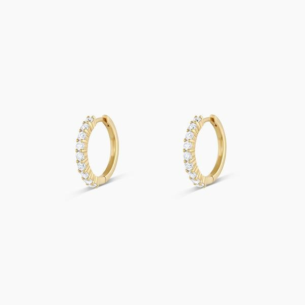 Diamond Pavé 11 mm Huggies | Gorjana