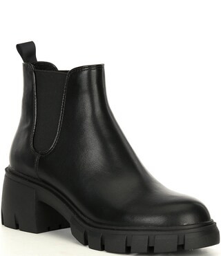 Steve MaddenHowler Lugged Block Heel Chelsea Booties | Dillards
