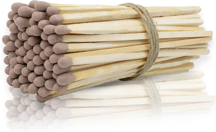 4" Inch Long Wooden Matchsticks Safety Matches Wholesale Bulk Loose by Chandler Studio (50 Pieces... | Amazon (US)
