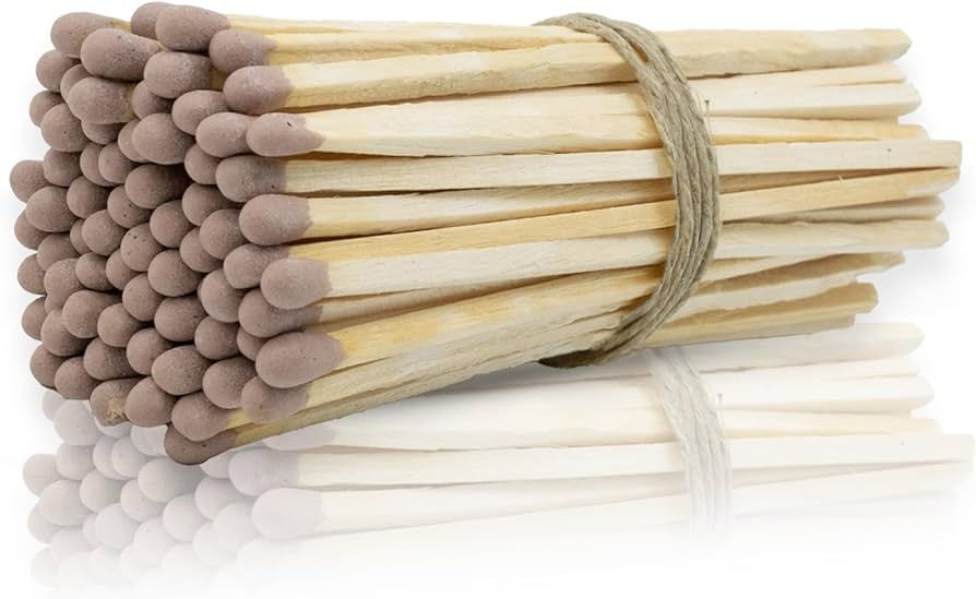 4" Inch Long Wooden Matchsticks Safety Matches Wholesale Bulk Loose by Chandler Studio (50 Pieces... | Amazon (US)